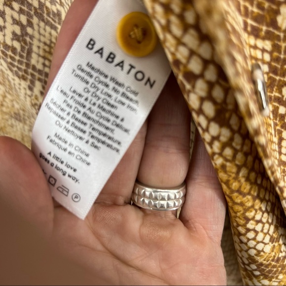 Babaton Snake Print Dress Small - Picture 5 of 9